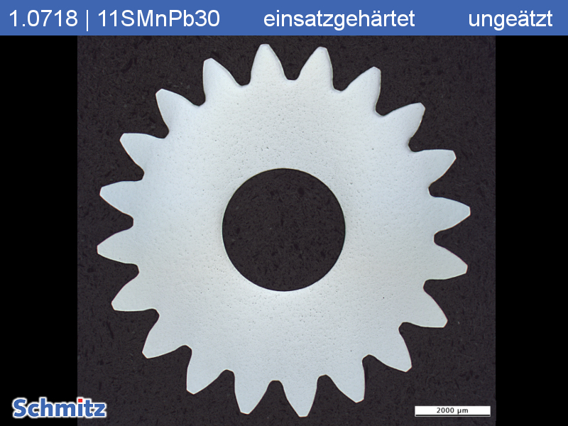 1.0718 | 11SMnPb30 Automatenstahl, einsatzgehärtet - 1