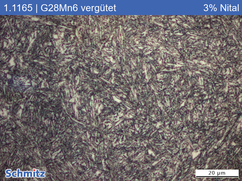 1.1165  G28Mn6 vergütet – Schmitz Metallographie GmbH