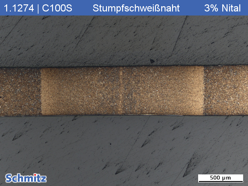 1.1274 | C100S Stumpfschweißnaht - 1