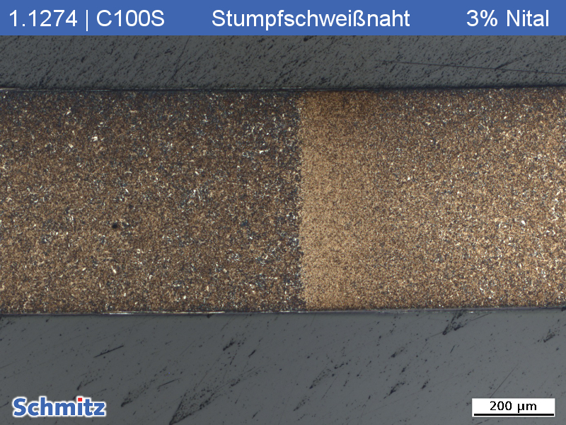 1.1274 | C100S Stumpfschweißnaht - 2