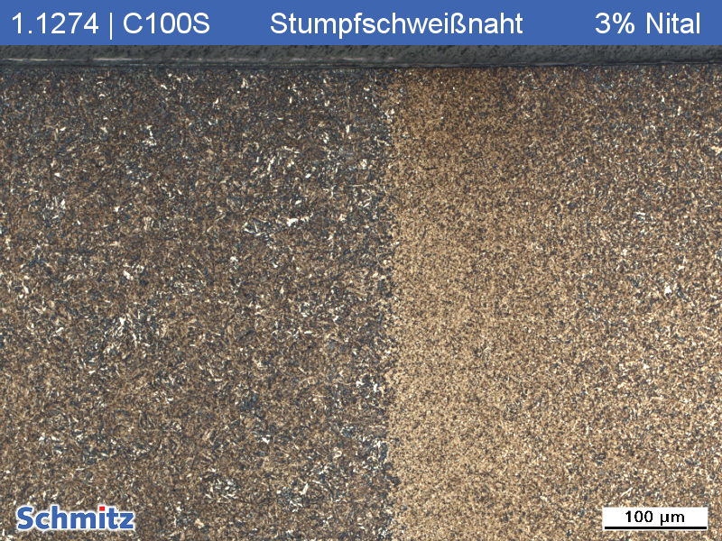 1.1274 | C100S Stumpfschweißnaht - 3