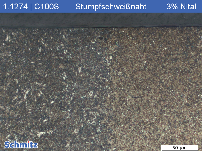 1.1274 | C100S Stumpfschweißnaht - 4