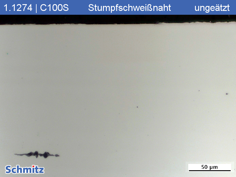 1.1274 | C100S Stumpfschweißnaht - 8
