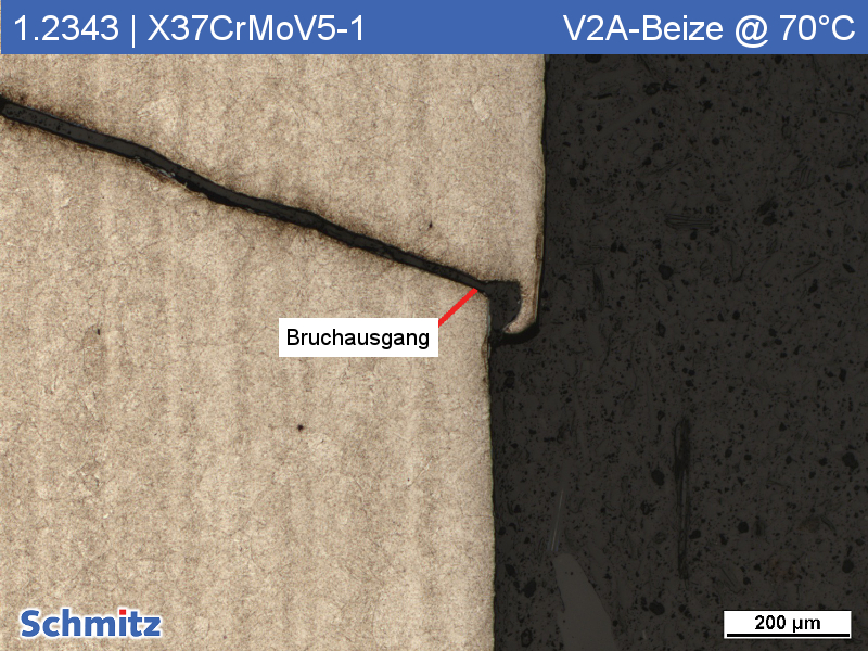 1.2343 | X37CrMoV5-1 | AISI H11 formation of a hardening crack - 1