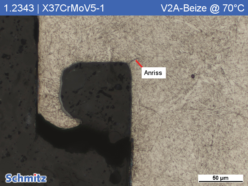 1.2343 | X37CrMoV5-1 | AISI H11 formation of a hardening crack - 1