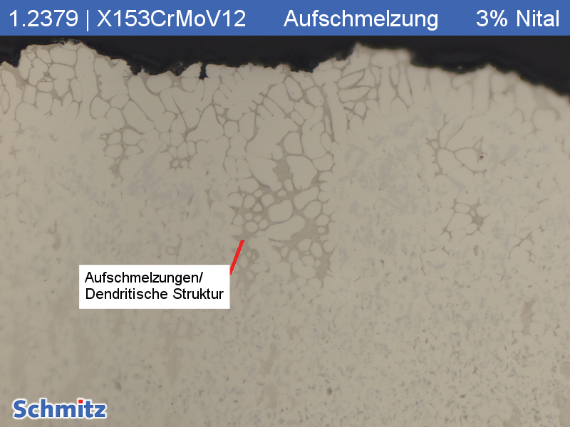 1.2379 | X153CrMoV12 Aufschmelzungen - 4