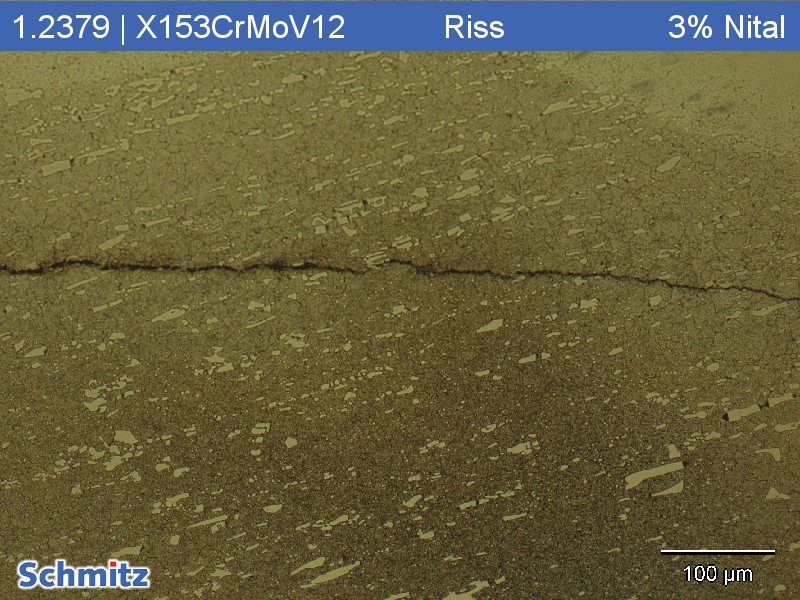 1.2379 | X153CrMoV12 with crack in the HAZ - 3