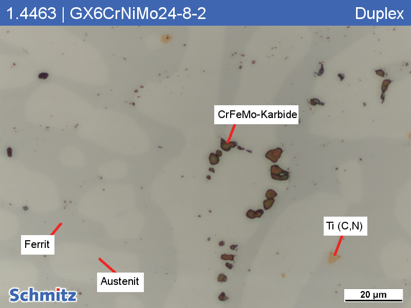 1.4463 | GX6CrNiMo24-8-2 carbide problem - 4