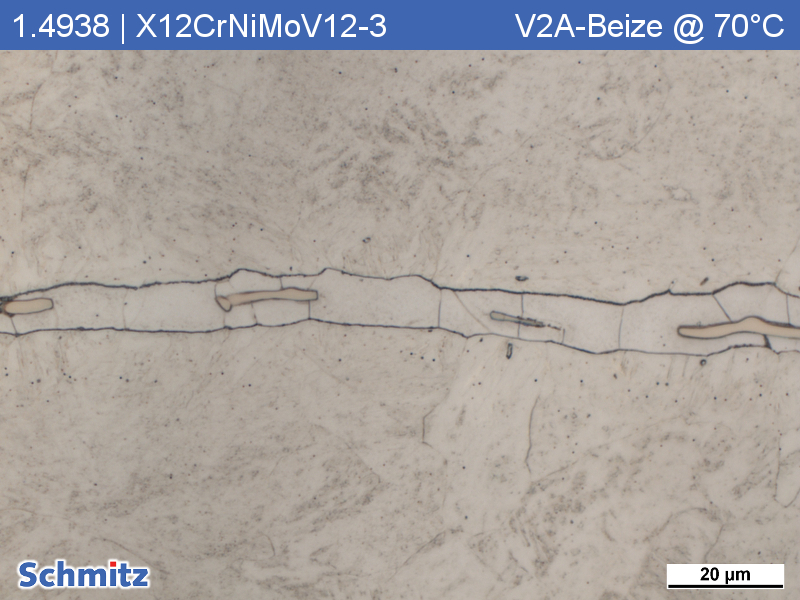 1.4938 | X12CrNiMoV12-3 carbide inclusions - 7