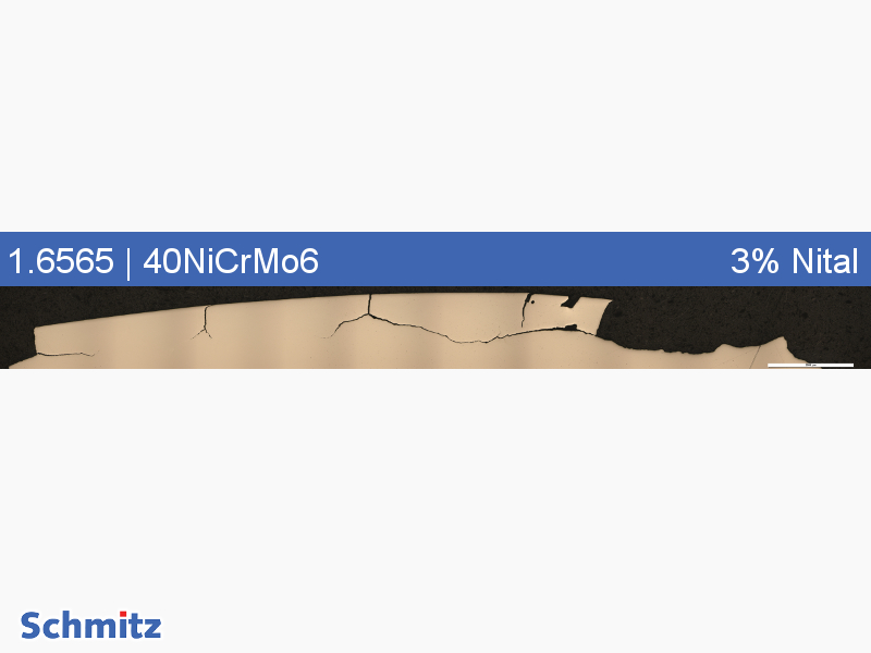 1.6565 | 40NiCrMo6 Broken shaft of an impact hammer mill - 3