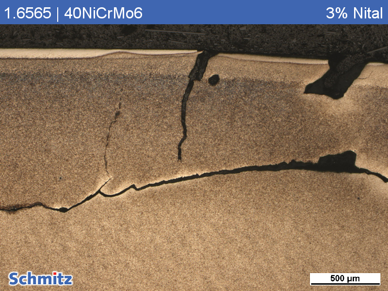 1.6565 | 40NiCrMo6 Broken shaft of an impact hammer mill - 7