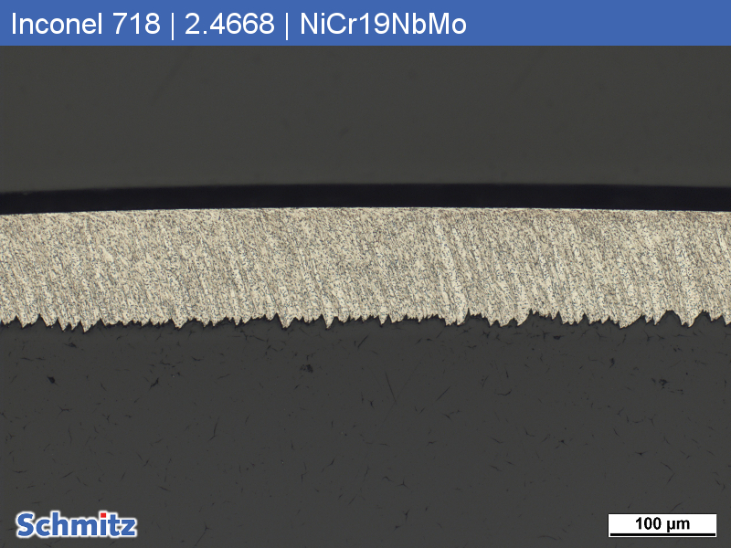 2.4668 | NiCr19NbMo | Inconel 718 | N07718 flow chip - 1