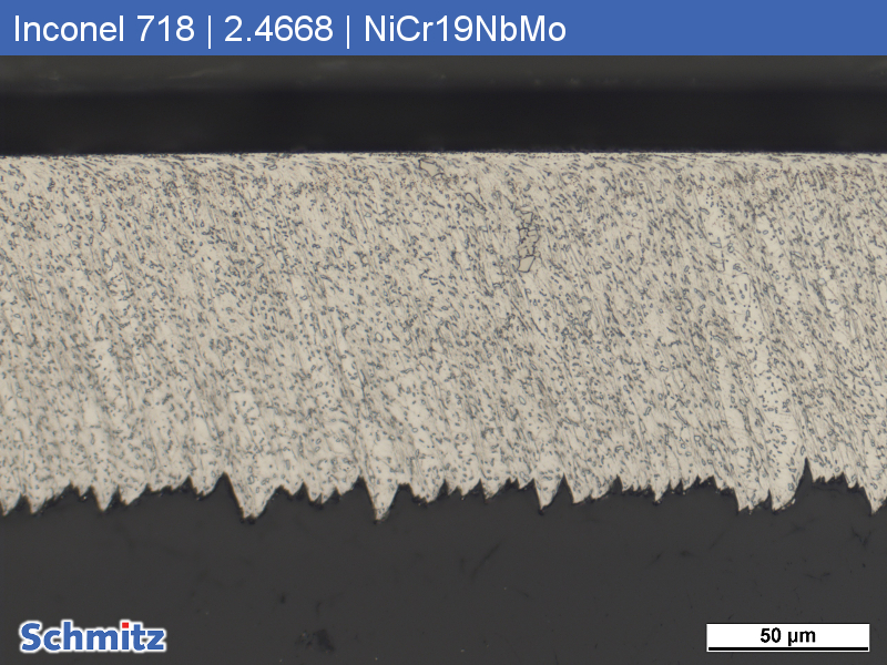 2.4668 | NiCr19NbMo | Inconel 718 | N07718 flow chip - 2