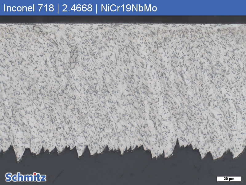 2.4668 | NiCr19NbMo | Inconel 718 | N07718 flow chip - 3
