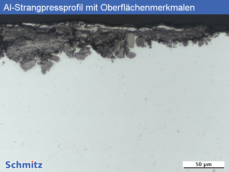 Al extruded profile with alleged extrusion defect - 4