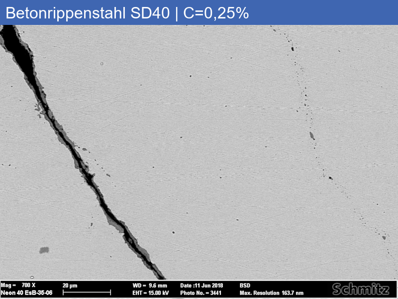 SD40 Reinforcing ribbed steel | C=0.25% - 15