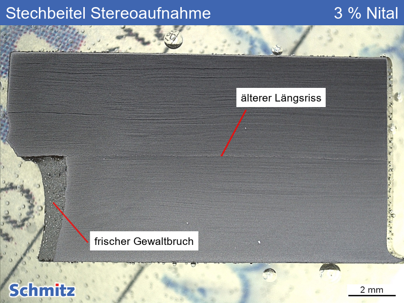 Stechbeitel, gebrochen - 07