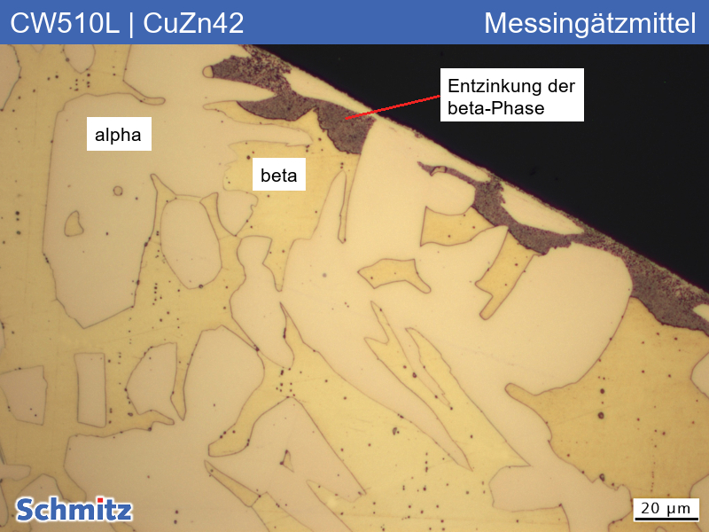 CW510L | CuZn42 | C28500 Entzinkung - 03