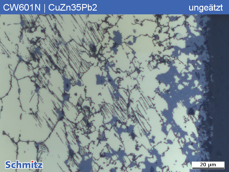 Stress corrosion cracking on brass screw connection CW601N | CuZn35Pb2 | C34200 - 02