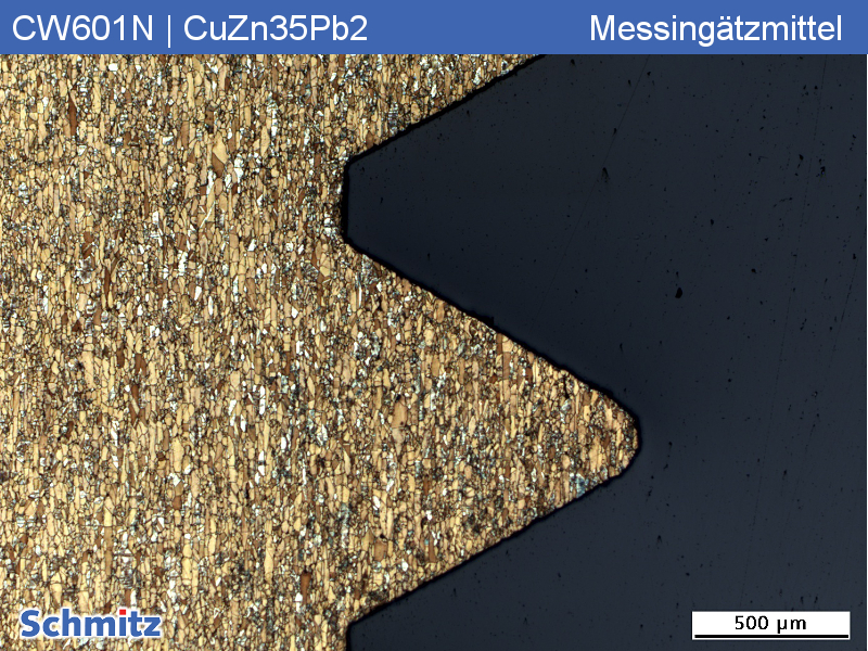 Stress corrosion cracking on brass screw connection CW601N | CuZn35Pb2 | C34200 - 04