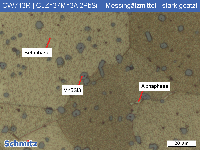 CW713R | CuZn37Mn3Al2PbSi β -microstructure - 13