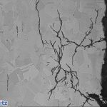 Stress corrosion cracking (chlorine-induced) in CrNi steel