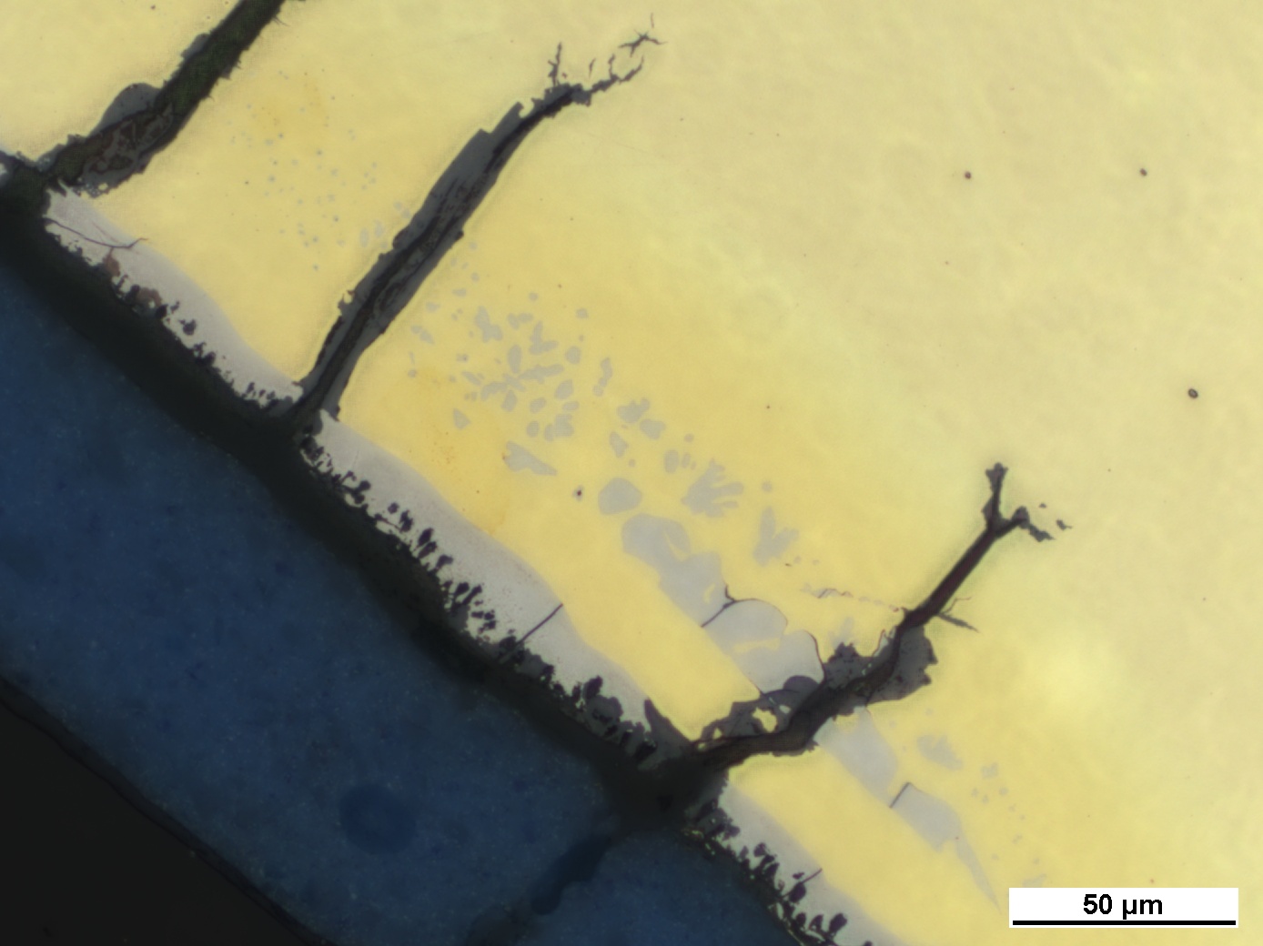 Stress corrosion cracking in welded heat exchanger tube made of CuZn - 03