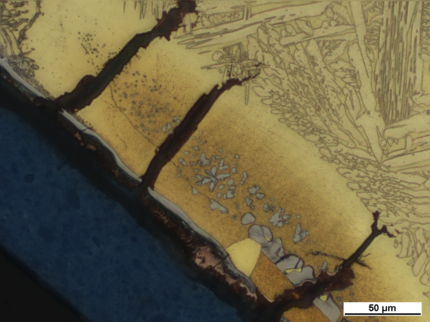 Stress corrosion cracking in welded heat exchanger tube made of CuZn - 04