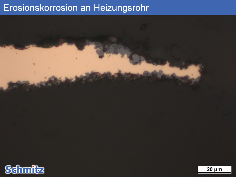 Erosionskorrosion an Heizungsrohr - 4