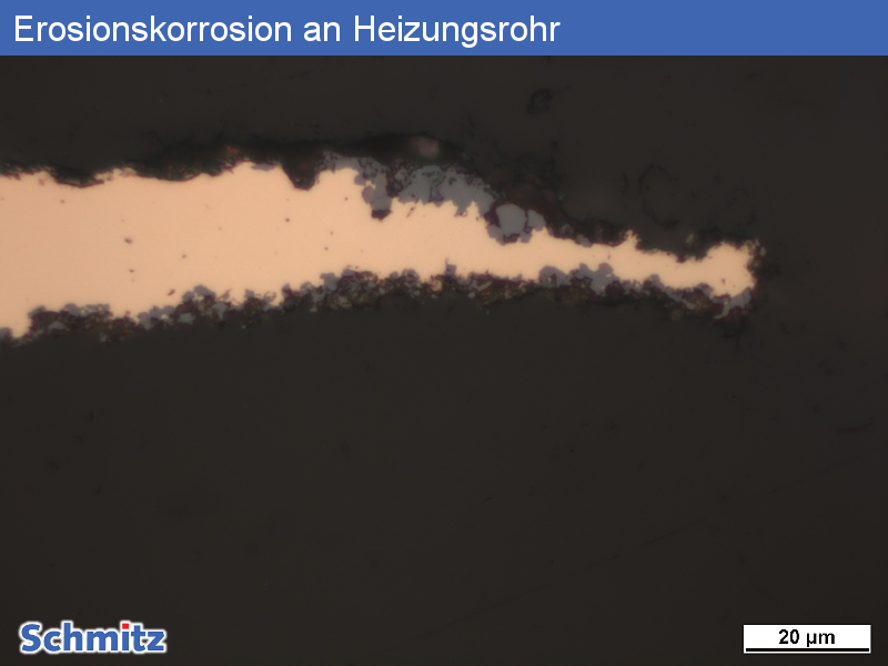 Erosion corrosion on heating pipe - 4