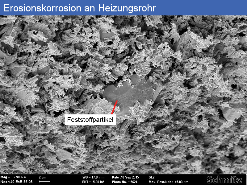 Erosionskorrosion an Heizungsrohr - 7