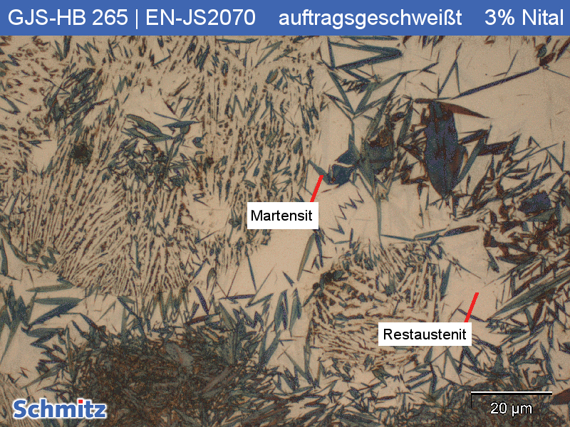 EN-GJS-HB 265 | EN-JS2070 mit WC-Co-Cr Auftragsschweißung - 4