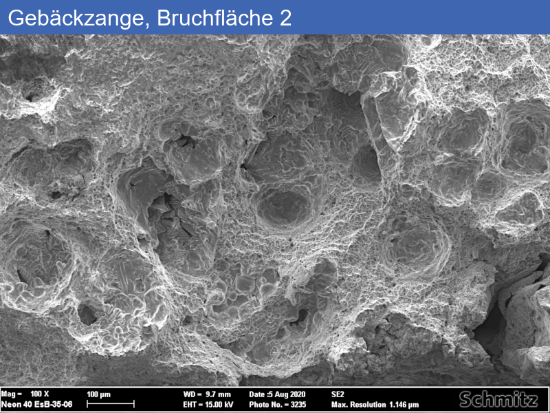 Gebäckzange, gebrochen | Silberlegierung - 07