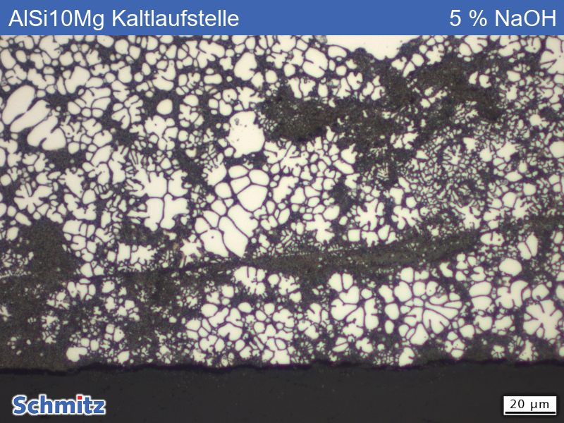 EN AC-43000 | AlSi10Mg Druckguss, Kaltlaufstellen - 05