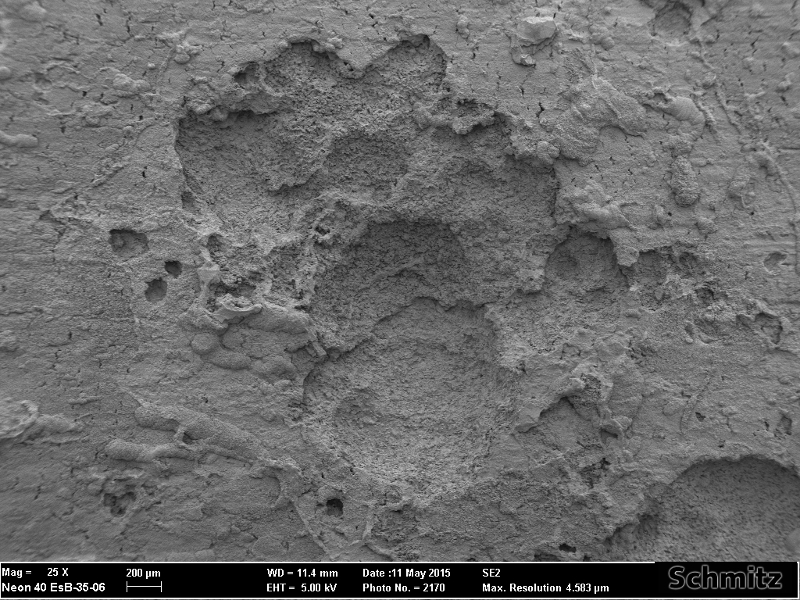 Cavitation corrosion in condensate collector tube - 4