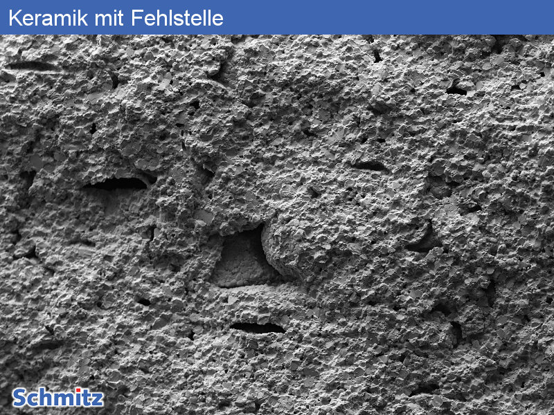 Keramik mit Fehlstelle - 1