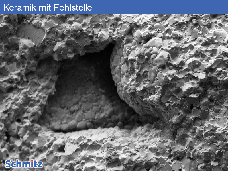 Keramik mit Fehlstelle - 2