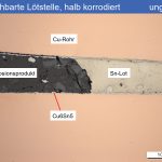 Galvanic corrosion (bimetallic corrosion) of a hot water pipe - 04