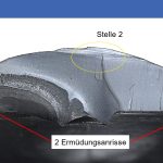 Kunststoffhebel mit Ermüdungsbruch - 05