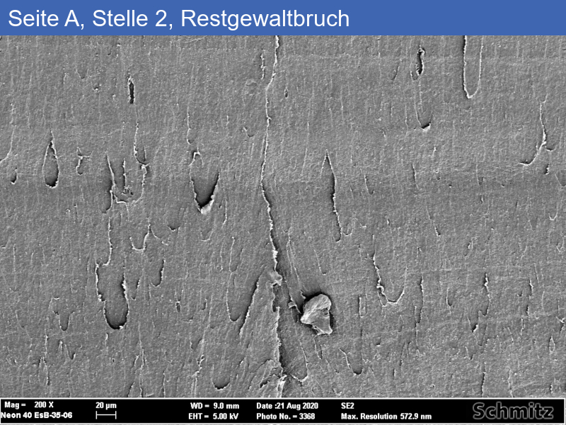 Kunststoffhebel mit Ermüdungsbruch - 12