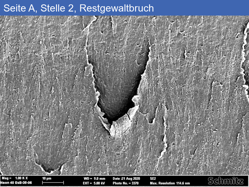 Plastic lever with fatigue fracture - 13