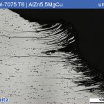 Exfoliation corrosion in EN AW-7075 T6 | AlZn5.5MgCu | AA7075 - 3