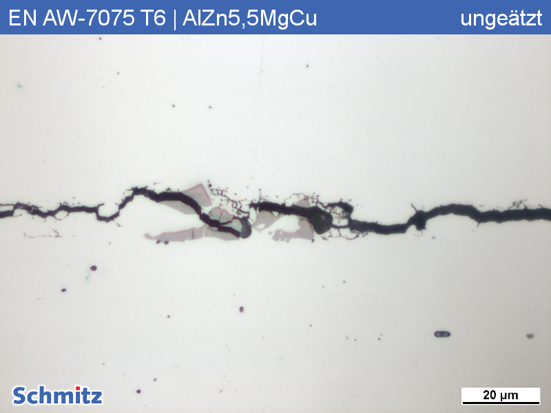Exfoliation corrosion in EN AW-7075 T6 | AlZn5.5MgCu | AA7075 - 5