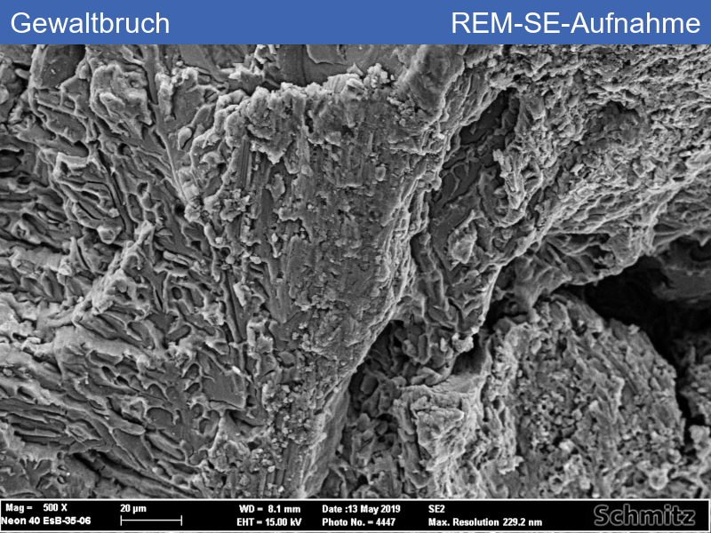 AC-46000 | AlSi9Cu3(Fe) Fatigue fracture in sand casting - 05