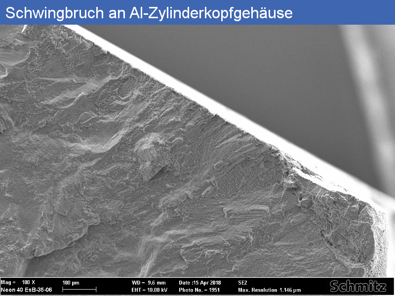 Schwingbruch an Zylinderkopfgehäuse - 01