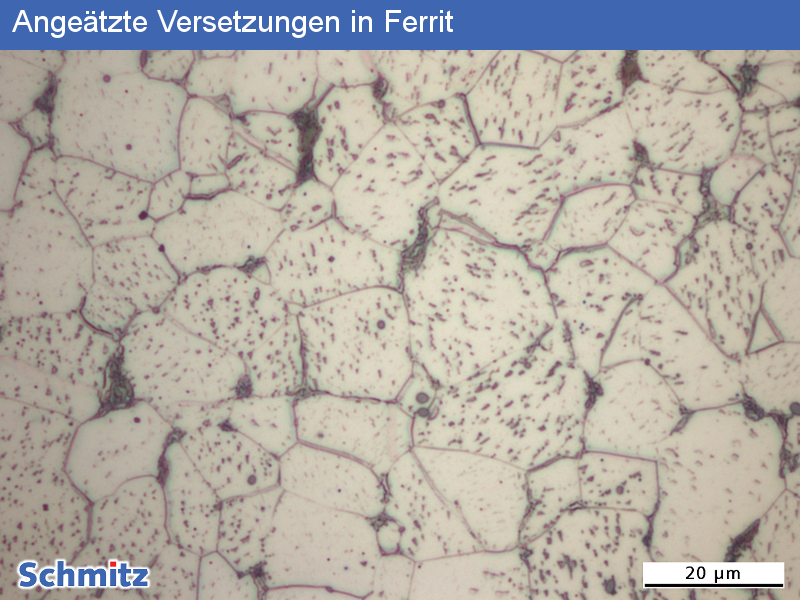 Dislocations in ferrite - 4