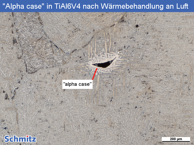 Titanium Grade 23 | Ti6Al4V ELI | 3.7165 „Alpha case“ after heat treatment in air - 1