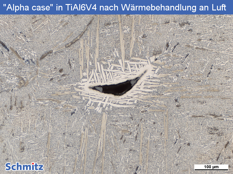 Titan Grade 23 | Ti6Al4V ELI | 3.7165 “Alpha case” nach Wärmebehandlung an Luft - 1