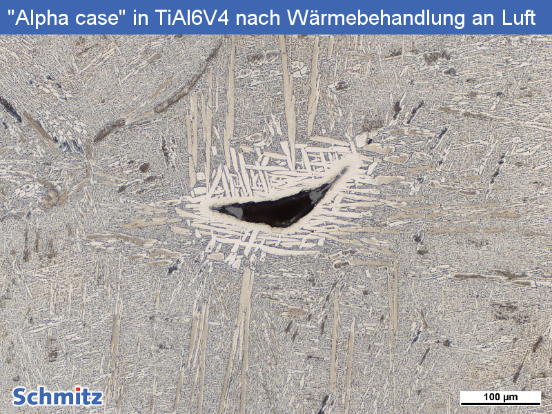 Titanium Grade 23 | Ti6Al4V ELI | 3.7165 „Alpha case“ after heat treatment in air - 1