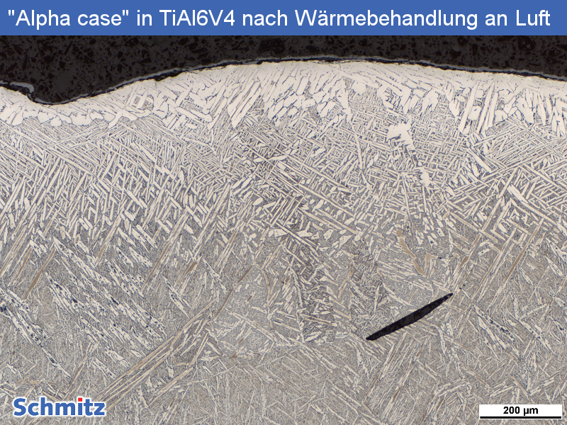 Titanium Grade 23 | Ti6Al4V ELI | 3.7165 „Alpha case“ after heat treatment in air - 1
